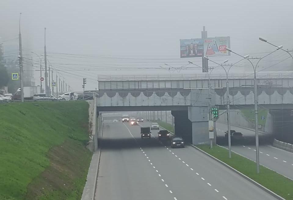 Фото Густой туман окутал Новосибирск утром 20 августа 2 - Сиб.ФМ Фото Густой туман окутал Новосибирск утром 20 августа 2